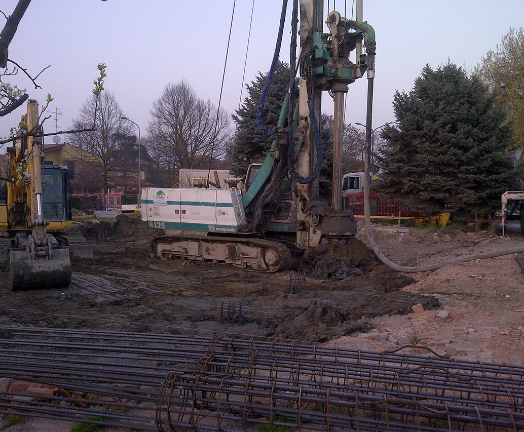 Tecnologia CFA per fondazioni profonde senza vibrazioni